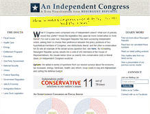 Tablet Screenshot of independentcongress.resurgentrepublic.com